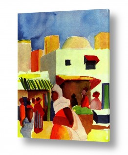 אומנות יפה אומנות קלאסית | August Macke 001