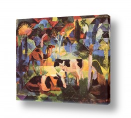 דקורטיבי מעוצב סגנון אימפרסיוניסטי | August Macke 002