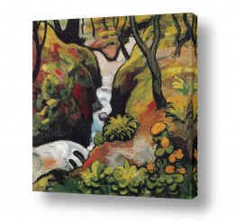 תמונות לסלון תמונות קלאסיות לסלון | August Macke 021