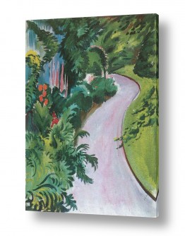 צבעים פופולארים צבע ירוק | August Macke 026