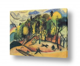 אמנים מפורסמים אוגוסט מקה | August Macke 034