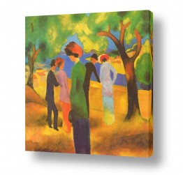 תמונות למשרד תמונות למשרד בסגנון קלאסי | August Macke 047