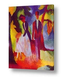 אומנות יפה אומנות קלאסית | August Macke 048