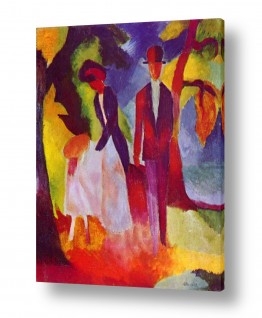 אמנים מפורסמים אוגוסט מקה | August Macke 048