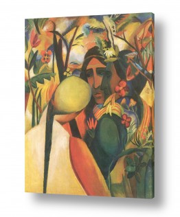 צבעים פופולארים צבע זהב | August Macke 056