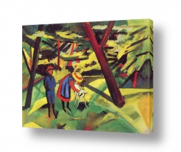 תמונות לפינת אוכל תמונות לפינת אוכל קלאסית | August Macke 060