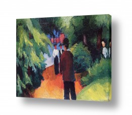 תמונות לפינת אוכל תמונות לפינת אוכל קלאסית | August Macke 065