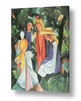 תמונות לפי נושאים אוגוסט | August Macke 071