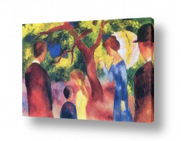 תמונות לפי נושאים אוגוסט | August Macke 073