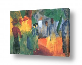 תמונות לפי נושאים אוגוסט | August Macke 074