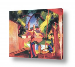 תמונות לפי נושאים אוגוסט | August Macke 075