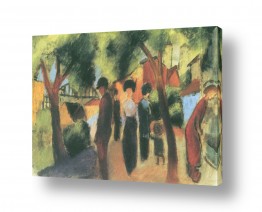 אמנים מפורסמים אוגוסט מקה | August Macke 080