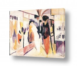 תמונות לפינת אוכל תמונות לפינת אוכל קלאסית | August Macke 088