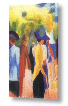 אומנות יפה אומנות קלאסית | August Macke 095