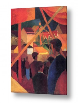 ציורים ציורים מפורסמים | August Macke 107