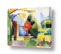 תמונות למשרד תמונות למשרד בסגנון קלאסי | August Macke 116