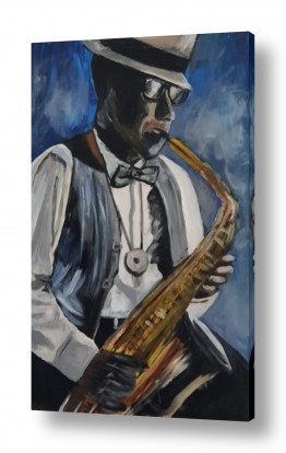 סגנונות דקורטיבי מעוצב | סקסופוניסט