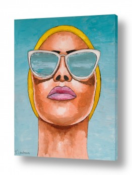 אנשים ודמויות פורטרטים | נהנית בים