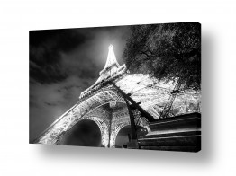 צילומים צילומים שחור לבן | Eiffel Glowing