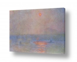 ציורי אבסטרקט אבסטרקט בצבעי מים | Claude Monet 048