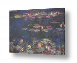 קלוד מונה קלוד מונה -  Oscar Claude Monet - פרחים | water lilies חבצלות מים