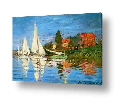 מסגרת ראשי בד | Regatta at Argenteuil