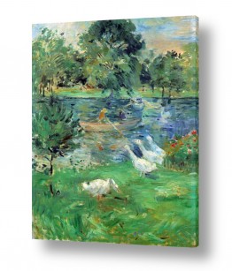 מים נהרות | Morisot Berthe 016