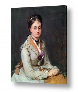 אנשים ודמויות פורטרטים אימפרסיונסטים | Morisot Berthe 039