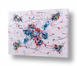 ציורי אבסטרקט מופשט מינימליסטי | דינמיקה