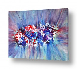 תמונות מעוצבות לסלון תמונות לסלון ביתילי | כחול עמוק