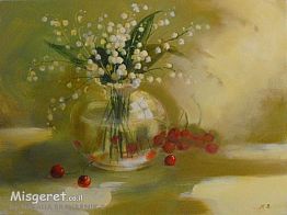 פרחים ודובדבנים