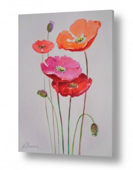 נטליה ברברניק נטליה ברברניק - ציורים מקצועים בסגנונות שונים - פרחים | אביב בא