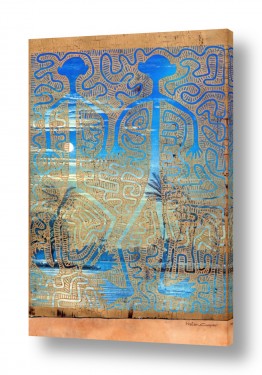 ציורים נתן קופר | רקמה אנושית