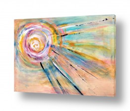 תמונות לסלון תמונות אבסטרקט לסלון | התפרצותה של אור