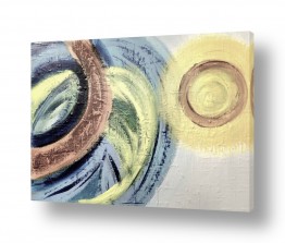 ציורי אווירה אבסטרקט- אוירה | מעגלי האור