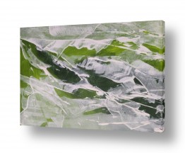 ציורים אורלי רוזנברג | ערפילי ירוק