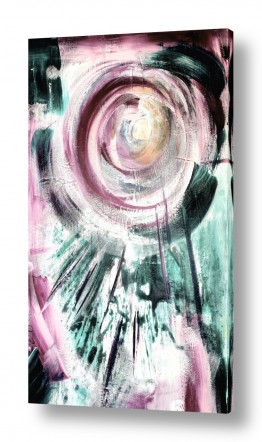 מופשט גיאומטרי מופשט מעגלי | פעימת הלב