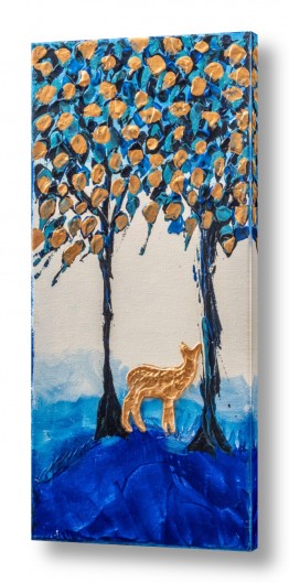 חדש באתר ציורים, אמנות דיגיטלית ובינה מלאכותית | היער הכחול במבי 3