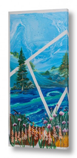 צבעים פופולארים צבע תכלת | חלקי הטבע 1