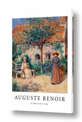 פייר רנואר פייר רנואר - Renoir Pierre Auguste - כפרי | In Brittany