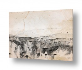 ציורים ציור קולאג'ים | הרים וסלע 2