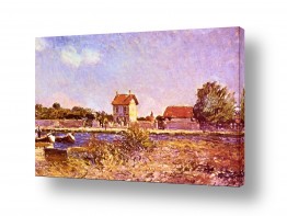 צבעים פופולארים צבע ורוד | Alfred Sisley 022