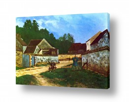 צבעים פופולארים צבע ירוק | Alfred Sisley 033