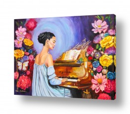 כלי נגינה פסנתר | I will go on and on