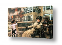 דקורטיבי מעוצב סגנון אימפרסיוניסטי | James Tissot 023