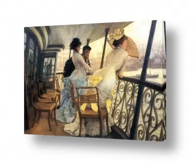 מדבקות קיר מדבקות קיר וינטג | James Tissot 040