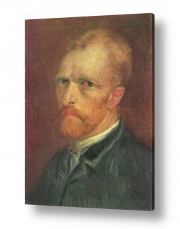 אמנים מפורסמים וינסנט ואן גוך | Self-Portrait, 1887