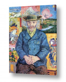 צבעים שילובים של צבע כחול | Van Gogh 086