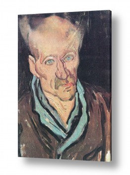 וינסנט ואן גוך וינסנט ואן גוך - Vincent Van Gogh - פורטרט | Portrait of a Patient 
