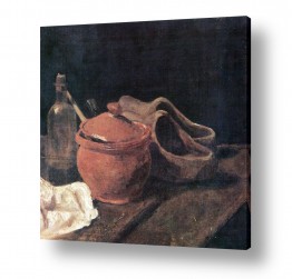אמנים מפורסמים וינסנט ואן גוך | Bottle and Clogs